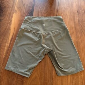 lululemon athletica 8” Women's Olive Bike Shorts